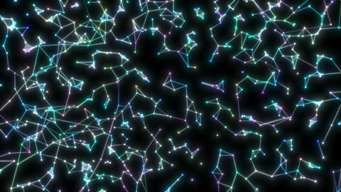 Abstract Network Background. This is abstract technological animation of Stock Footage 104155359