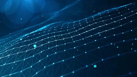 Abstract Network Background. Stock-Illustration