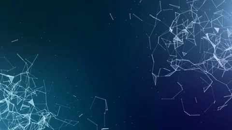 Abstract network background. Seamless Loop. Stock Footage 80089435