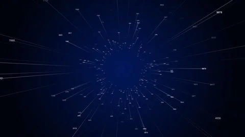 Abstract Network Big Data Speed Blockchain Innovation Tech Data Stock Footage 338419877