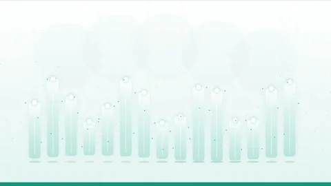 Abstract Network Connection and Data Flow, Digital Technology Background Stock Footage 346659943
