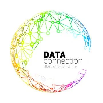 Abstract network connection background Abstract network connection. Vector... 写真素材