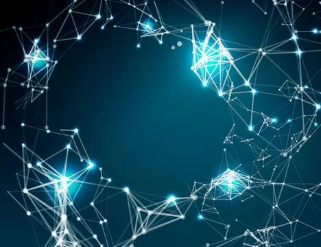 Abstract network connection background Abstract network connection. Vector... Stock Photos