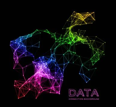 Abstract network connection background Abstract network connection. Vector... Stock Photos