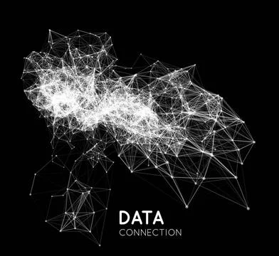 Abstract network connection background Abstract network connection. Vector... 写真素材