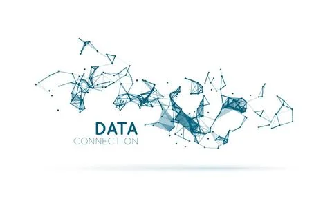 Abstract network connection background Abstract network connection. Vector... 写真素材