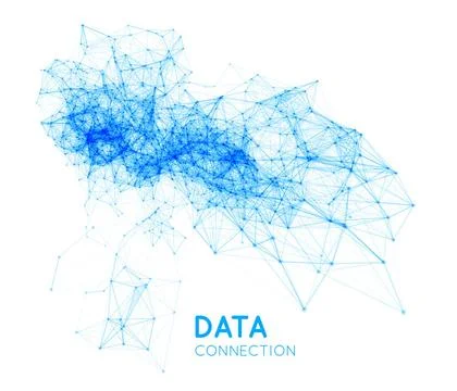 Abstract network connection background Abstract network connection. Vector... Stock Photos