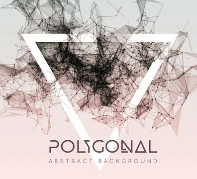 Abstract network connection background Abstract network data connection. V... 스톡 사진