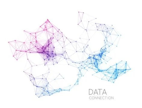Abstract network connection background Abstract network connection. Vector... Stock Photos