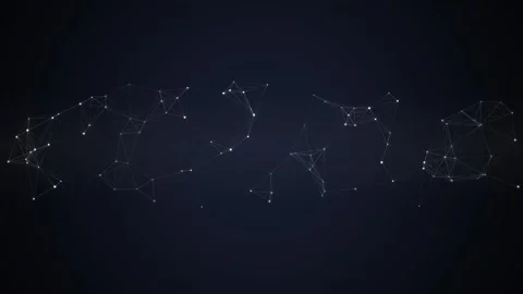 Abstract Network Connection Background - Digital Data Science and Technology Stock Footage 348421668