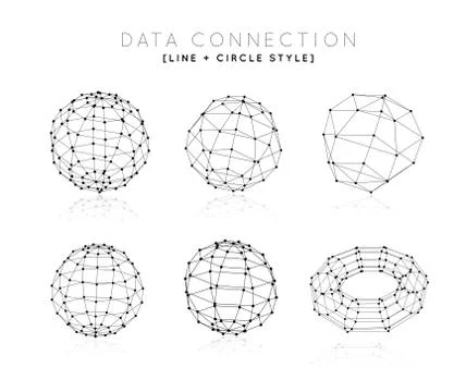 Abstract network connection background Stock Illustration