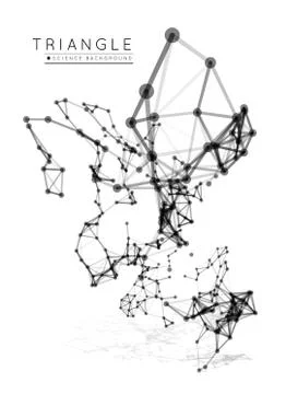 Abstract network connection background Stock Illustration