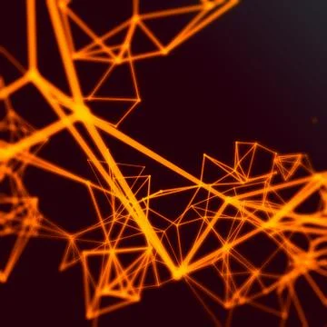 Abstract network connection background Stock Illustration