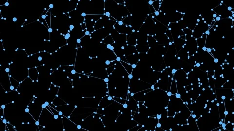 Abstract network connection background.  Molecules And Communication. Stock Footage 88398070