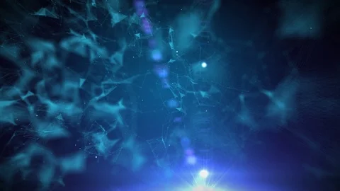 Abstract network connection background. Technology and Connectivity Concept. Stock Footage 88664541