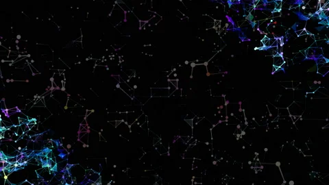 Abstract network connection background. Technology and connectivity concept. Stock Footage 114690115