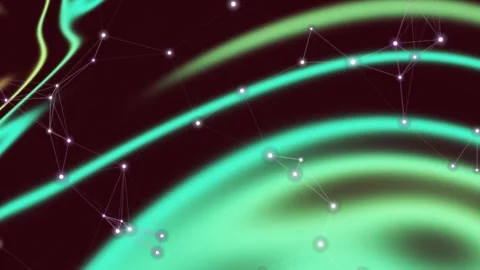 Abstract network connection, digital data, science, technology background Stock Footage 331361499