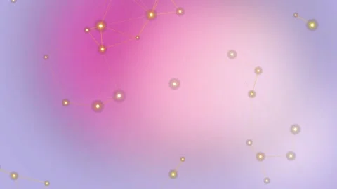 Abstract Network Connection on Gradient Background Stockbeeldmateriaal 331723438