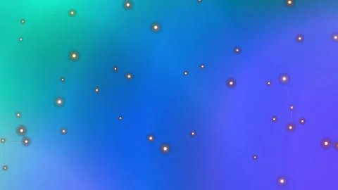 Abstract Network Connection on Gradient Background Stockbeeldmateriaal 332184149