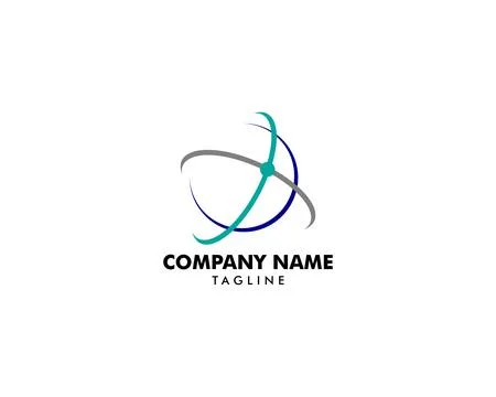 Abstract Network Connection Icon Logo Design Vector Illustration Illustration