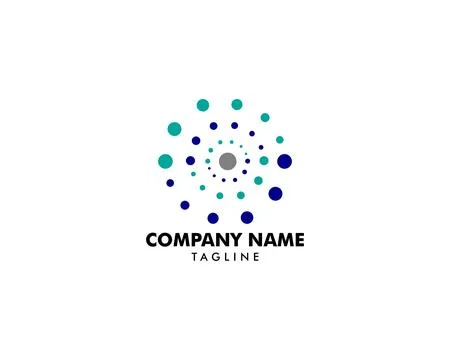 Abstract Network Connection Icon Logo Design Vector Illustration Illustration