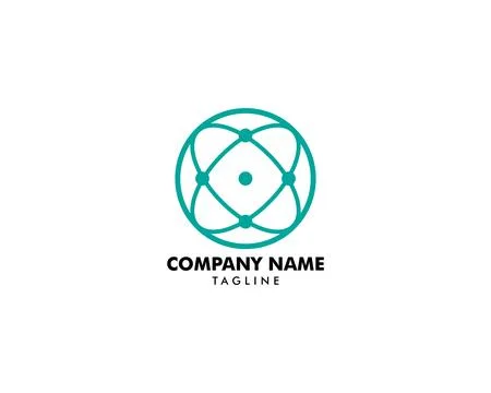 Abstract Network Connection Icon Logo Design Vector Illustration Illustration