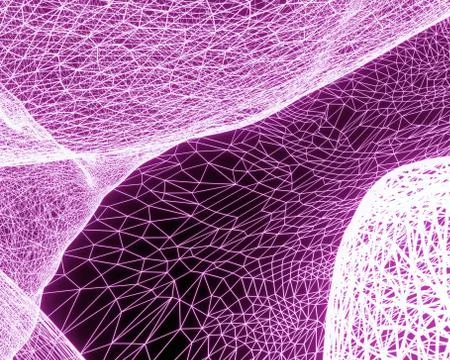 Abstract network connection Illustrazione stock