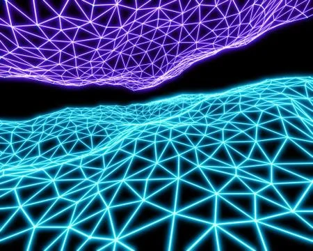 Abstract network connection Illustrazione stock