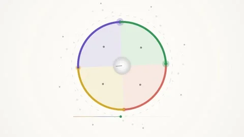 Abstract Network Connection Sphere with Colorful Nodes and Lines on White B.. Stock Footage 347559428