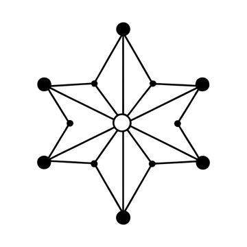 Abstract Network Connection Technology Data Structure Communication Line Ar.. Illustrazione stock