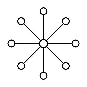 Abstract Network Connection Technology Data Structure Communication Line Ar.. Stock Illustration