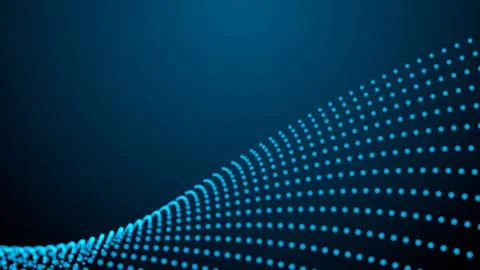 Abstract network connection.Digital techno abstract background Stock Illustration