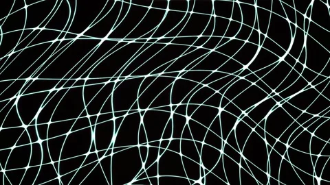 Abstract Network Connections Black Background. Stock-Footage 334861400