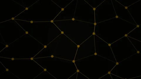 Abstract Network Connections Data Flow Digital Technology Background. Stock Footage 334502127