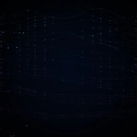 Abstract Network Connections Data Flow Futuristic Digital Grid Glowing Line.. Stock Footage 347265936
