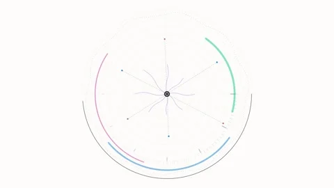 Abstract Network Connections Data Flow Digital Network Globe Hub Glowing Line 스톡 동영상 347560420