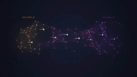 Abstract Network Connections Data Visualization Abstract Background Stock Footage 348571406