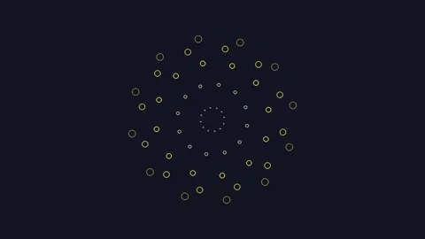 Abstract network connections glowing dots on dark background technology vis.. Stock Footage 341059495