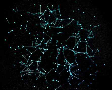 Abstract network data connection Illustrazione stock