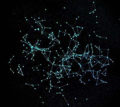 Abstract network data connection Stock-Illustration