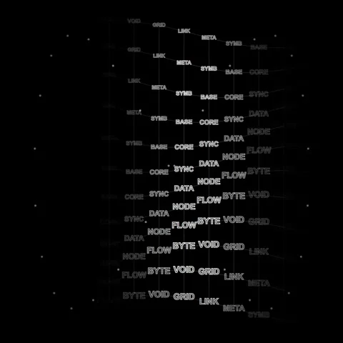 Abstract Network Data Flow Technology Background Stock Footage 346283367