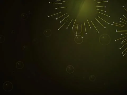 Abstract Network Glow Stock Illustration