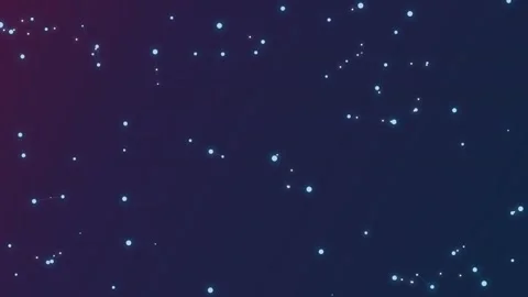 Abstract network of glowing dots and lines in dark space. Stock Footage 340852222