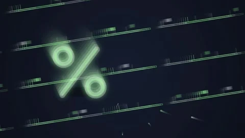 Abstract Network Grid with Glowing Lines and Data Points Stock Footage 348231492