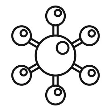 Abstract network icon vector illustration Stock Illustration