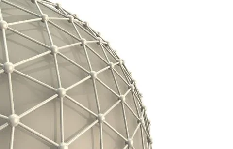 Abstract network. Isolated background Stock Illustration