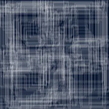 Abstract Network of Lines and Connections Stock Illustration