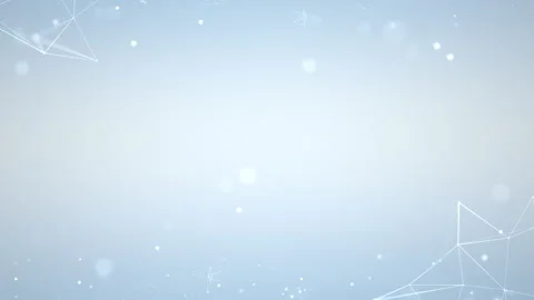 Abstract Network Lines and Glowing Particles Blue 4K Loop Stock Footage 331124112