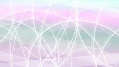 Abstract network lines weave across a soft pastel gradient, creating a calm.. Stock Illustration
