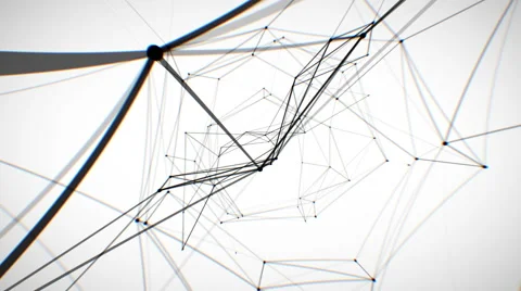 Abstract Network Looped Animation. HD 1080. Stock-Footage 55098003